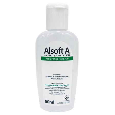 ALSOFT A HAND SANITISER 60ML