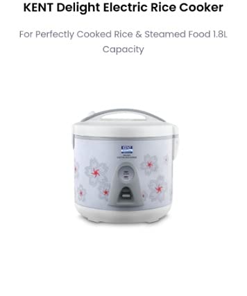 KENT DELIGHT ELECTRIC RICE COOKER 700W 1.8L