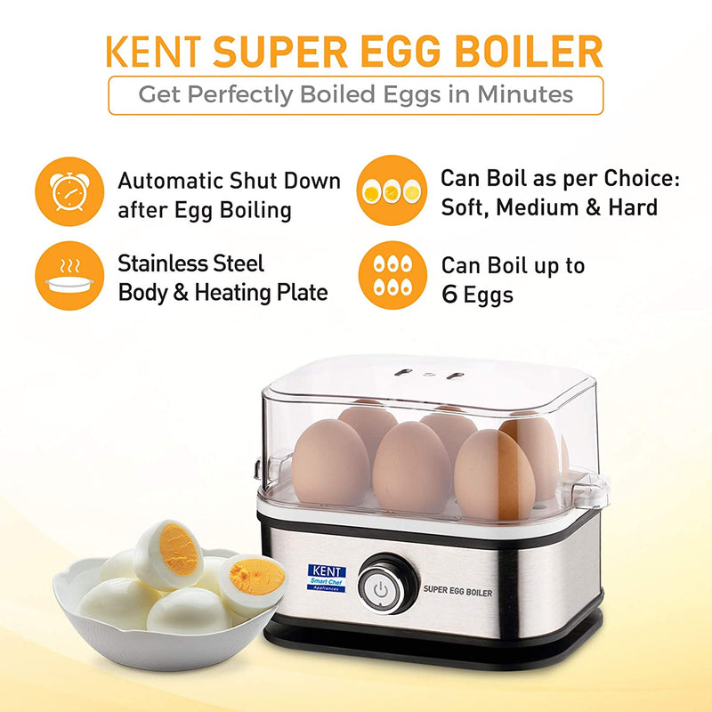 KENT SUPER EGG BOILER, 6 EGGS, 400W