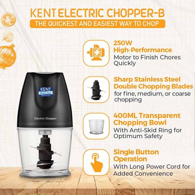 KENT ELECTRIC CHOPPER BLACK