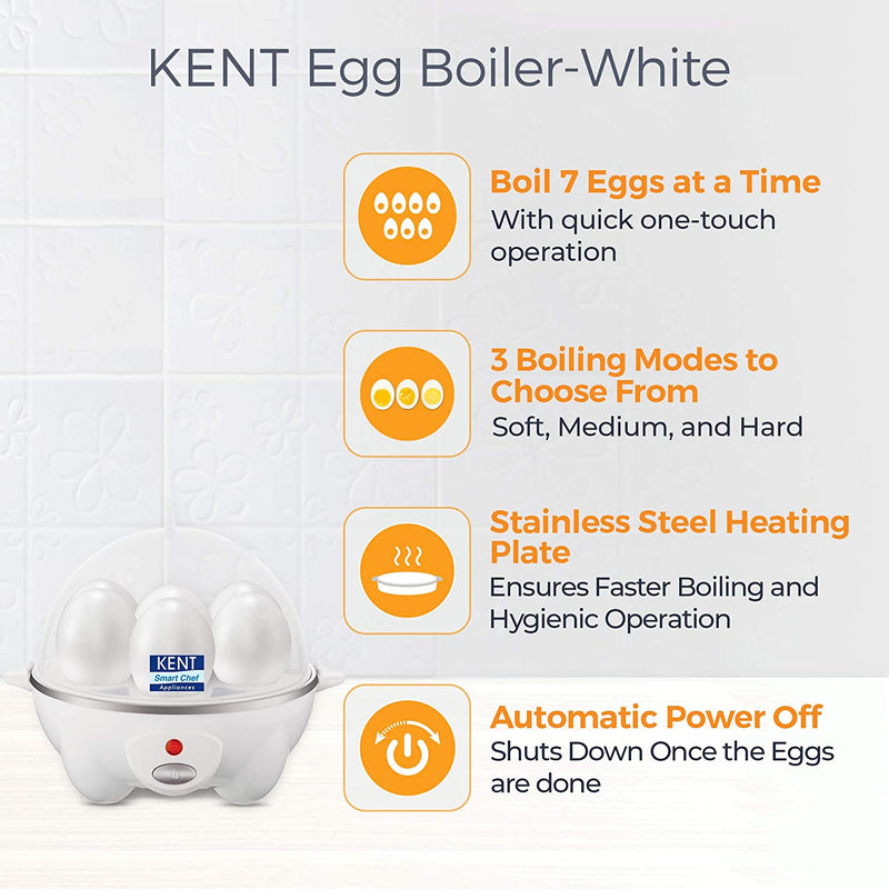 KENT INSTANT EGG BOILER, 7 EGGS, 360W