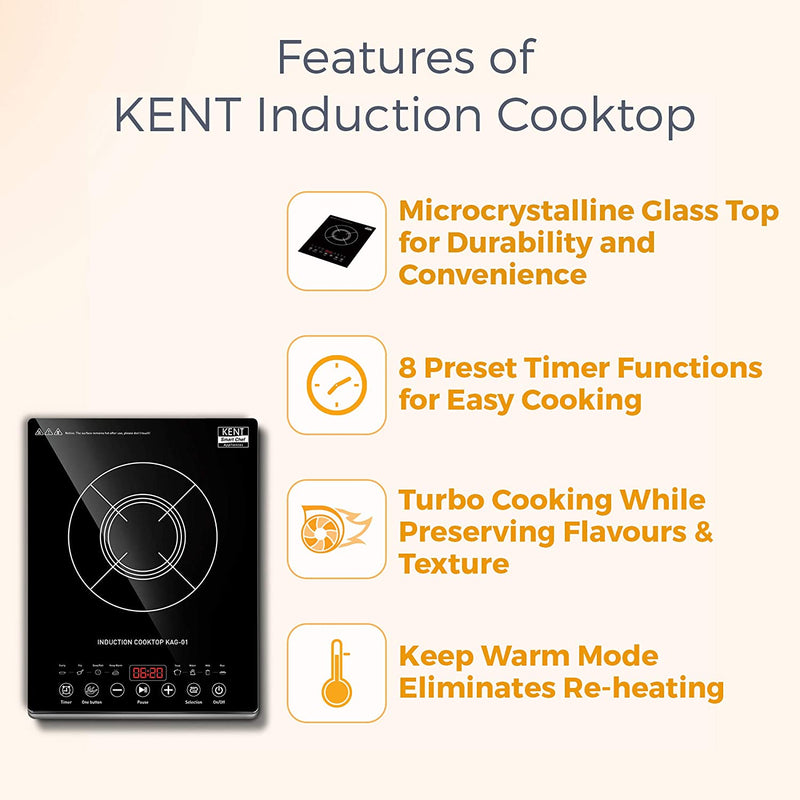 KENT INDUCTION COOKTOP KAG-01 2000W