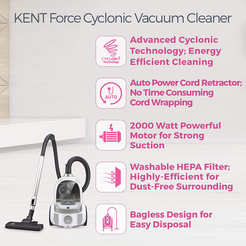 KENT FORCE CYCLONIC VACCUM CLEANER