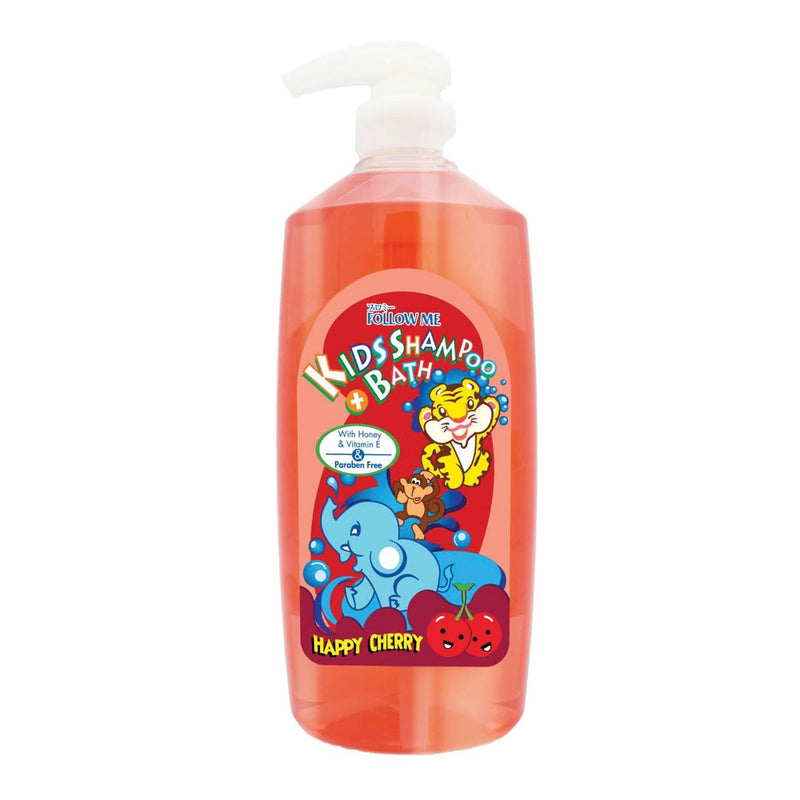 FOLLOW ME KIDS SHAMPOO + BATH - HAPPY CHERRY 800ML