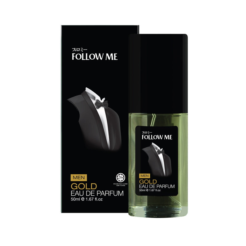 FOLLOW ME MEN EAU DE PERFUM 50ML - GOLD