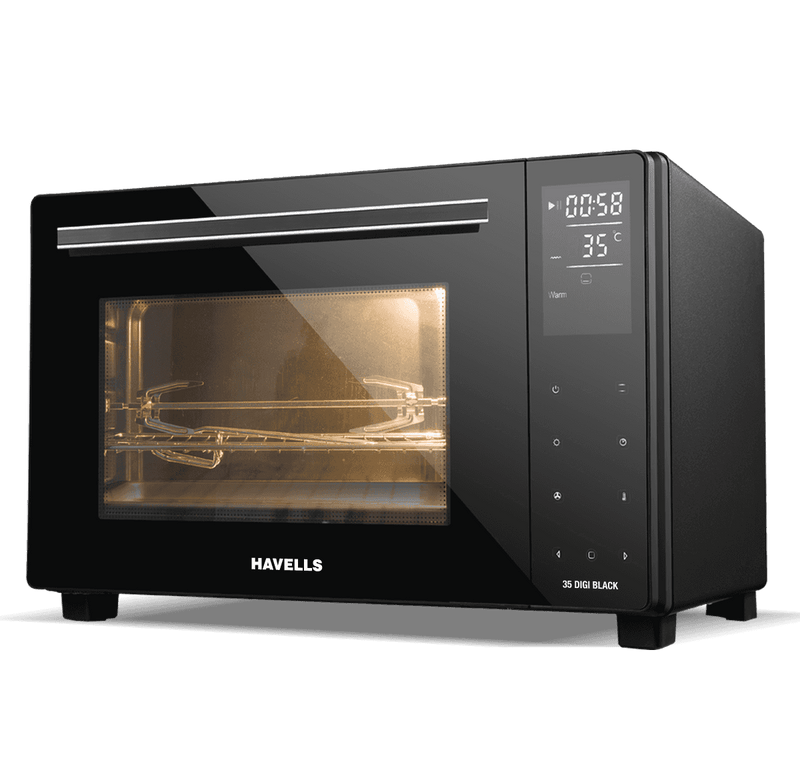 HAVELLS OVEN TOASTER GRILL DIGI BLACK 1700W