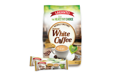 LAKANTO INSTANT WHITE COFFEE 3 IN 1 (32G X 12 SACHETS)